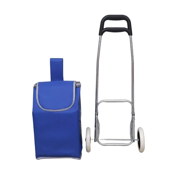 Foldable Shopping Cart For Supermarket Trolley