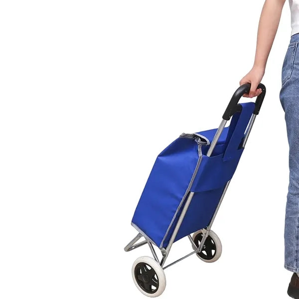 Foldable Shopping Cart For Supermarket Trolley