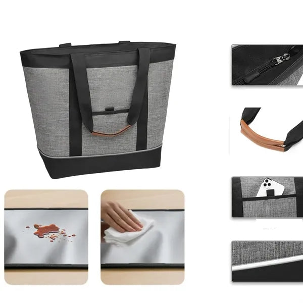 Portable Leak Proof Insulated Cooler Bag for Food Drinks