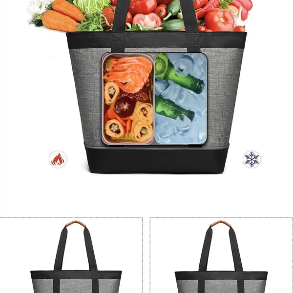 Portable Leak Proof Insulated Cooler Bag for Food Drinks