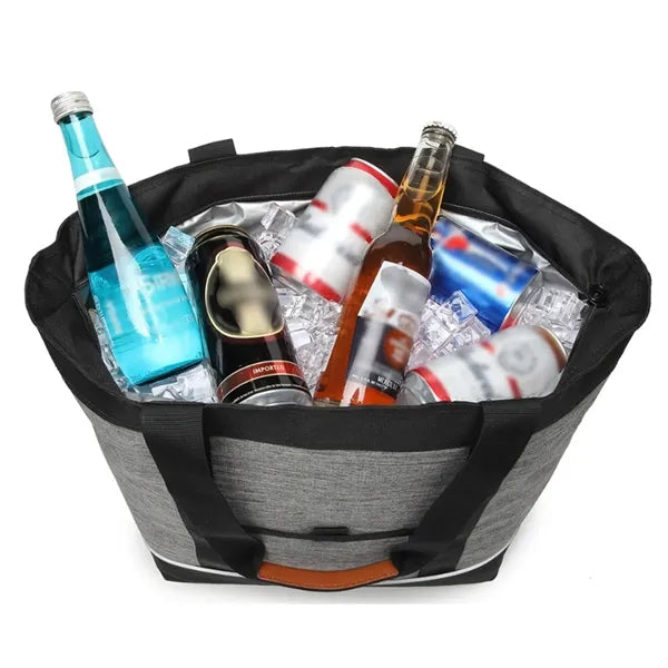 Portable Leak Proof Insulated Cooler Bag for Food Drinks