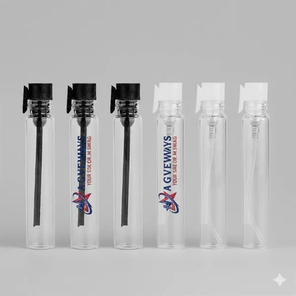 Perfume Sample Glass Bottle and Cork Custom logo 1ml,2ml,3ml