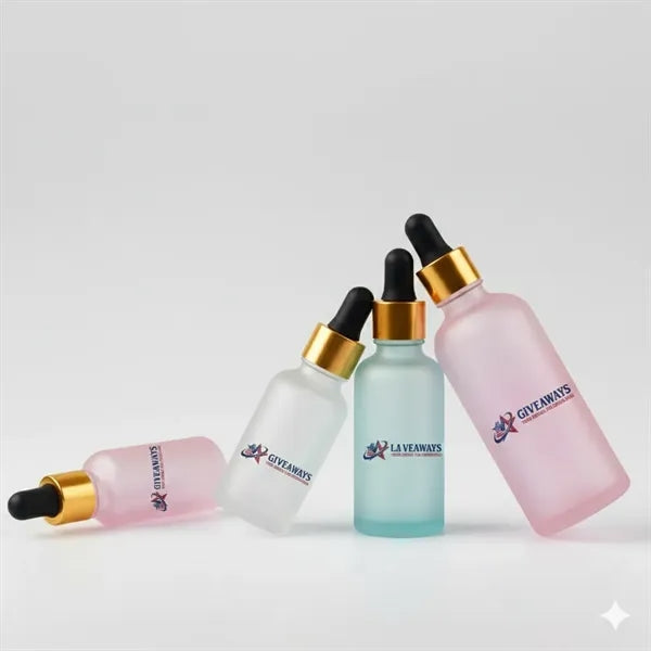 Cosmetic Packaging 1oz Gold Serum Dropper Bottle Custom logo