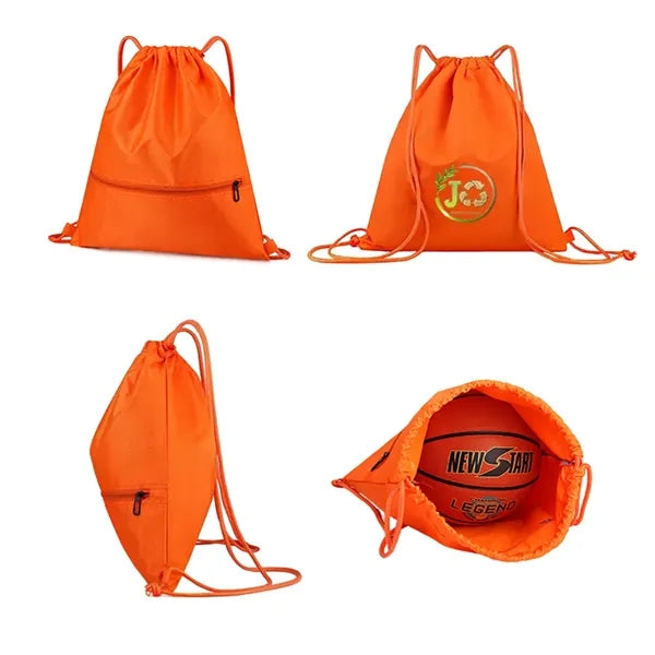 Waterproof Oxford Cloth Drawstring Bag for Outdoor Sports