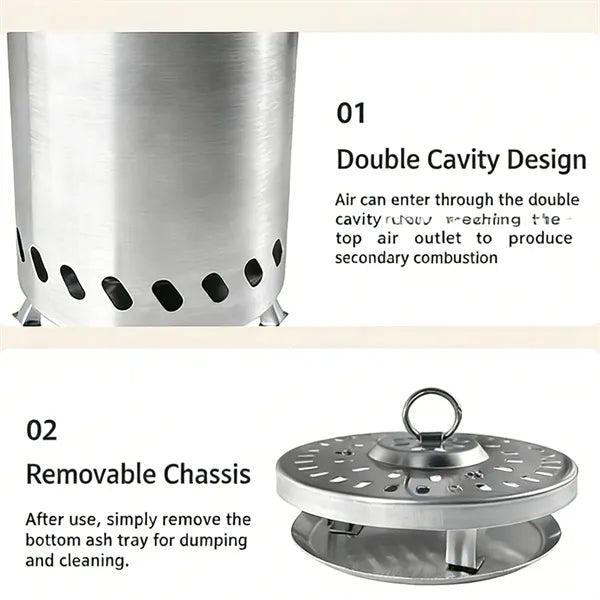 Portable Tabletop Fire Pit