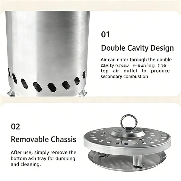Portable Tabletop Fire Pit