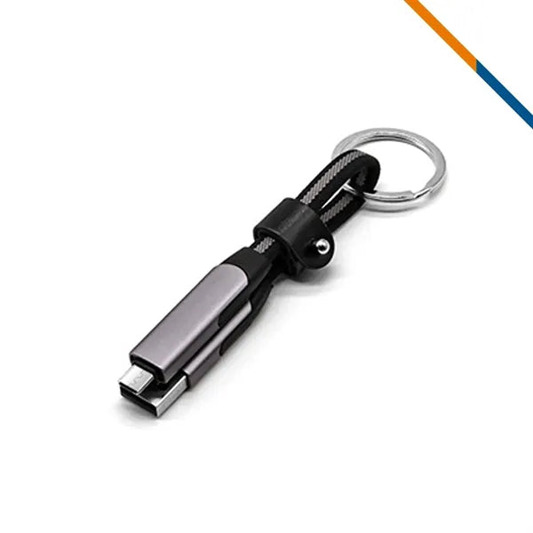 PalmCord 4in1 Keychain Fast Charging Data Transfer Cable