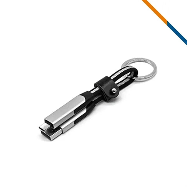 PalmCord 4in1 Keychain Fast Charging Data Transfer Cable