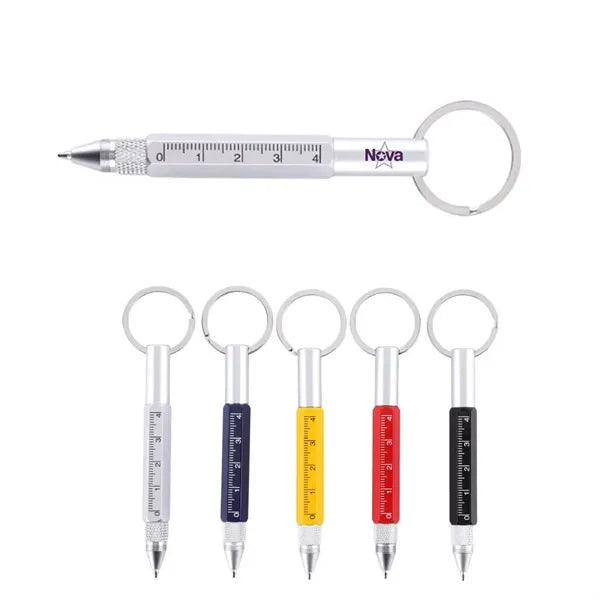 6 in 1 Multitool Tech Tool Pen Key Ring