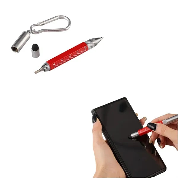 6 in 1 Multitool Tech Tool Pen Key Ring