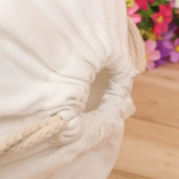 Canvas Drawstring Tote