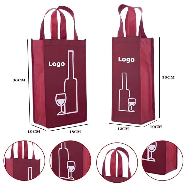 Non-Woven Wine Tote Bag
