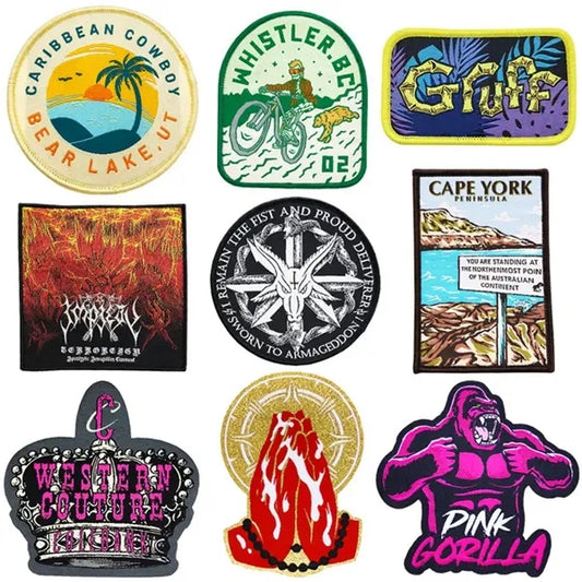 Embroidered Patches & Badges woven labels