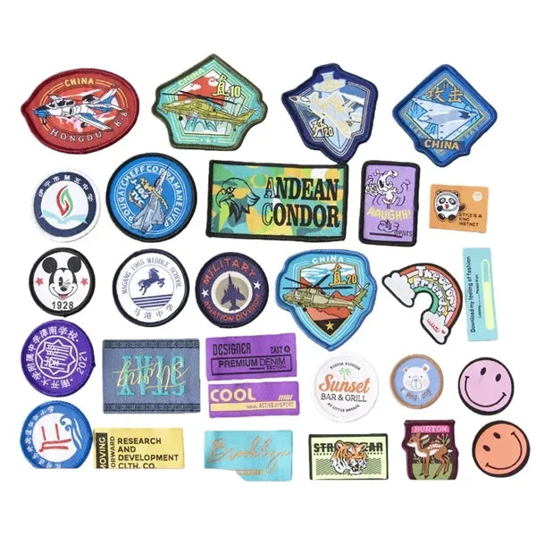 Embroidered Patches & Badges woven labels