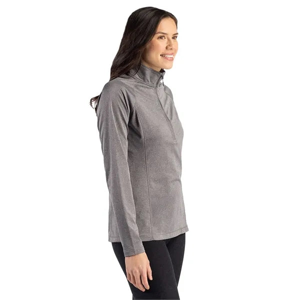 Clique Dash Recycled Womens Quarter Zip Sweatshirt