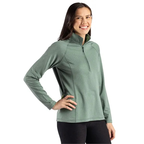 Clique Dash Recycled Womens Quarter Zip Sweatshirt