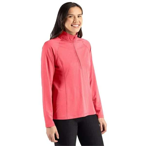 Clique Dash Recycled Womens Quarter Zip Sweatshirt