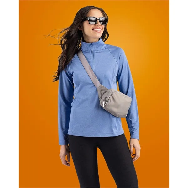 Clique Dash Recycled Womens Quarter Zip Sweatshirt