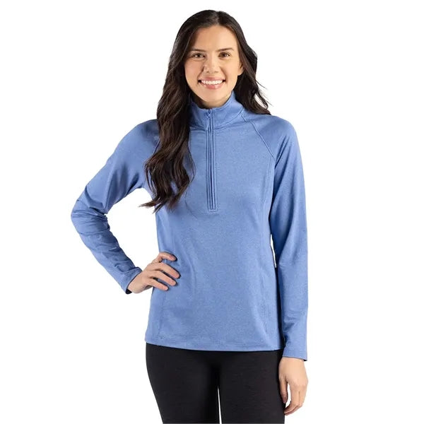 Clique Dash Recycled Womens Quarter Zip Sweatshirt