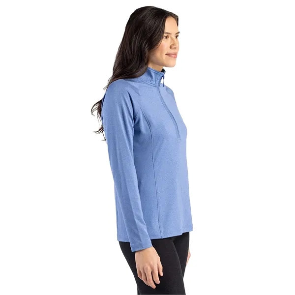 Clique Dash Recycled Womens Quarter Zip Sweatshirt
