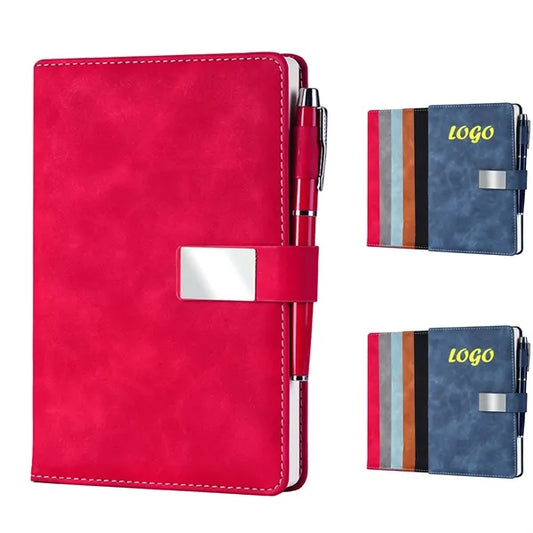 A5 PU Leather Notebook with Buckle