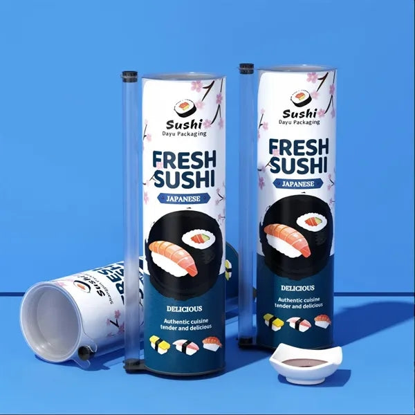 Sushi Bucket With Sauce Tube Food Grade