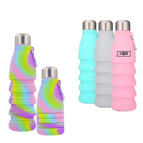 Foldable Silicone Sports Water Bottle