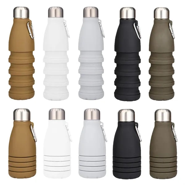 Foldable Silicone Sports Water Bottle