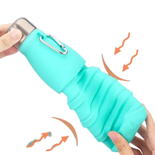 Foldable Silicone Sports Water Bottle