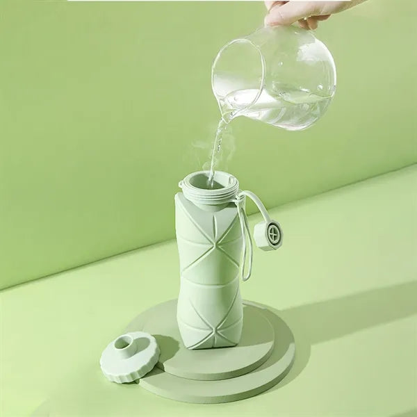 Foldable Silicone Water Bottle 20oz