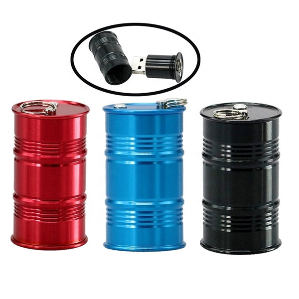 Metal Oil Drum USB Flash Drive