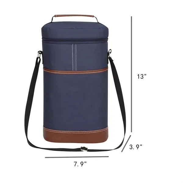 Double Wine Cooler Bag with Handle