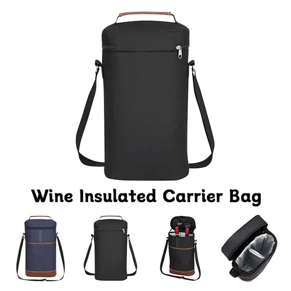 Double Wine Cooler Bag with Handle
