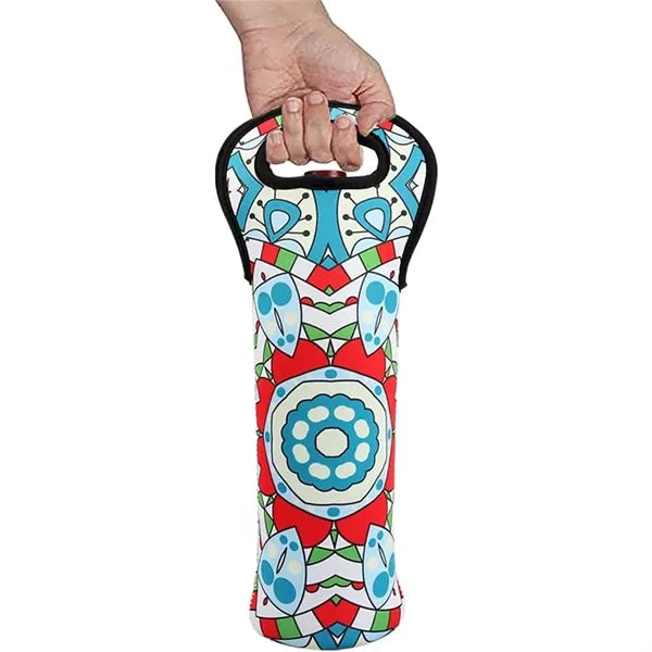 Dye Sublimation Wine Bottle Carrier Wieh Handle