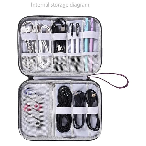 Waterproof Multi-Purpose Cable Organizer Bag Pouch