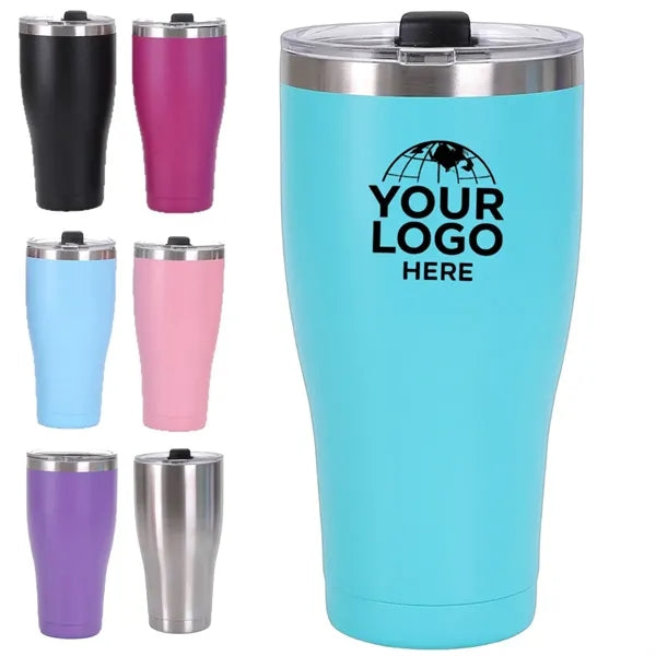 30oz Stainless Steel Double-Layer Insulated Tumbler