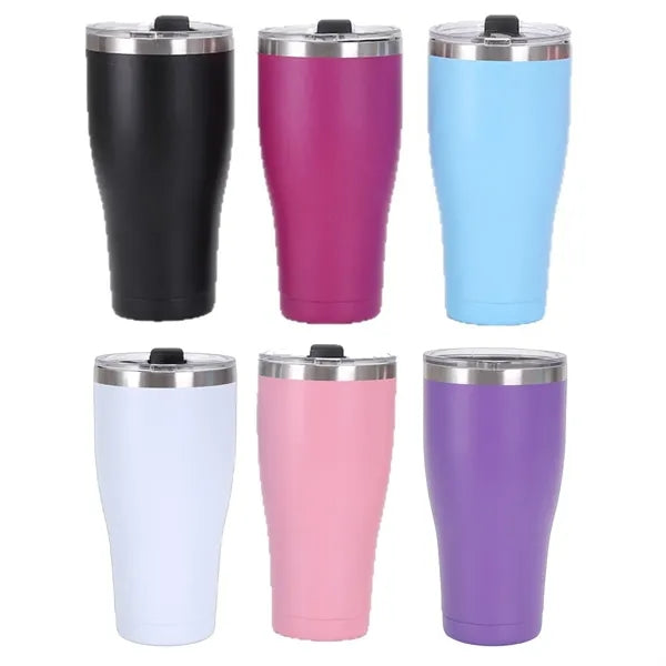 30oz Stainless Steel Double-Layer Insulated Tumbler
