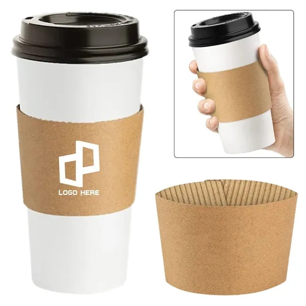 Disposable Paper Coffee Cup Sleeves