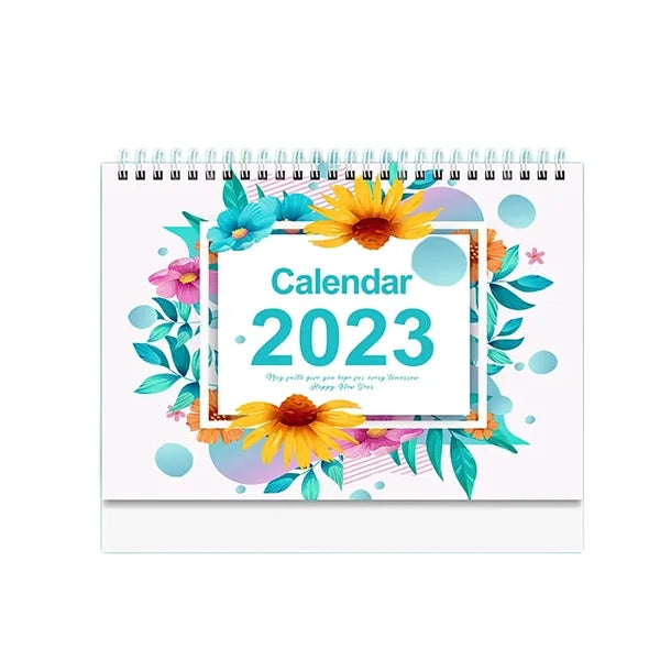 Monthly Desk Calendar 2023 New Year