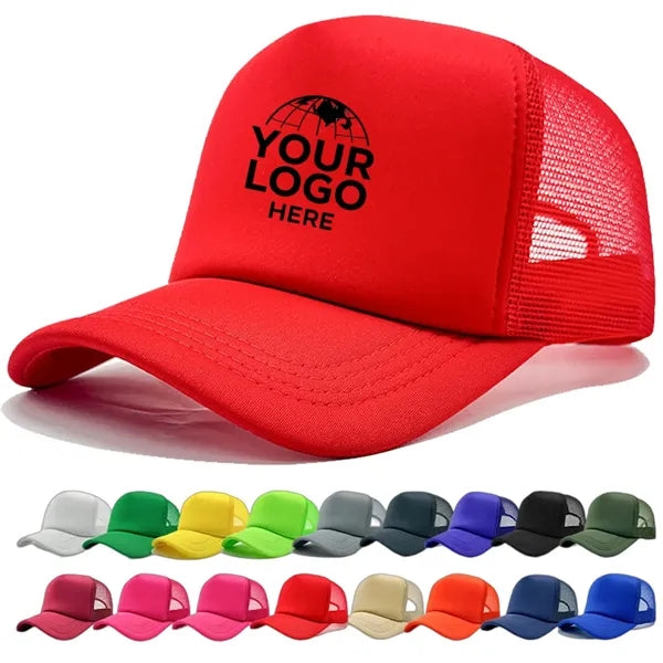 Adjustable Mesh Sports Baseball Cap Trucker Hat