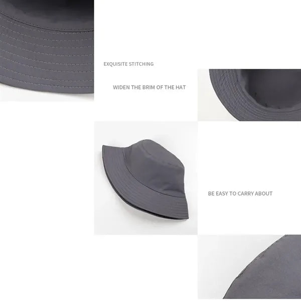 Stylish Summer Plain Colour Cotton Bucket Hat