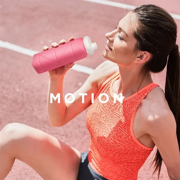 20 Oz. Collapsible Leakproof Silicone Water Bottle