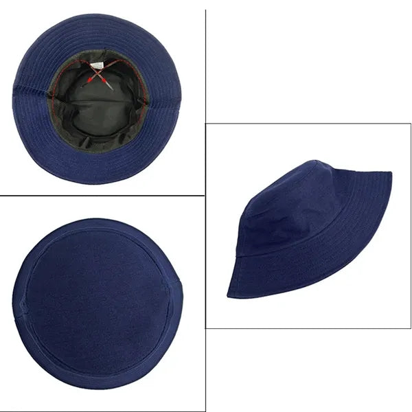 Summer Solid Color Cotton Bucket Hat
