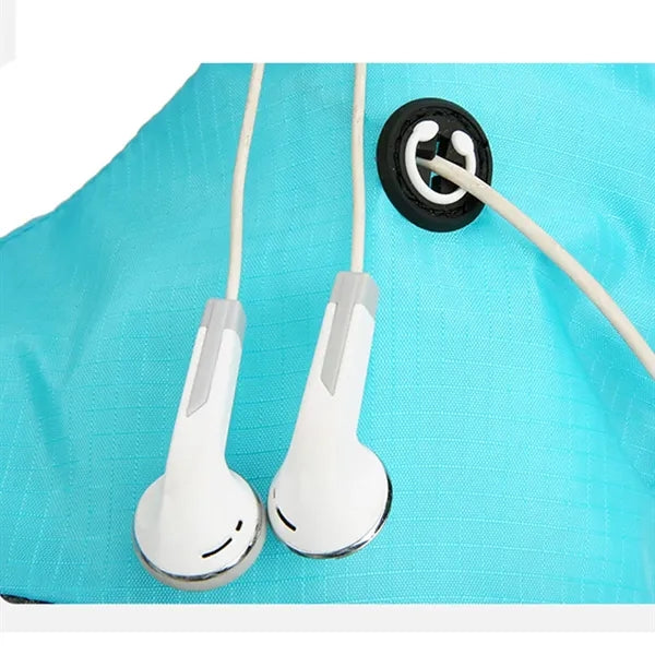 Lightweight Waterproof Foldable Backpack with Earphone Port