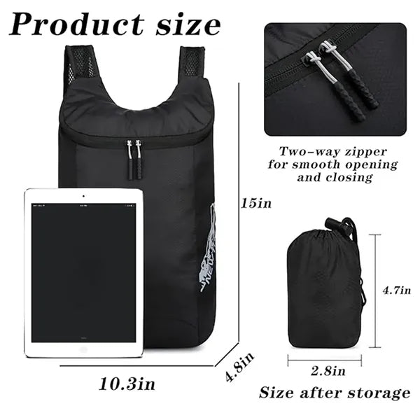 Lightweight Waterproof Foldable Hiking Daypack Backpack