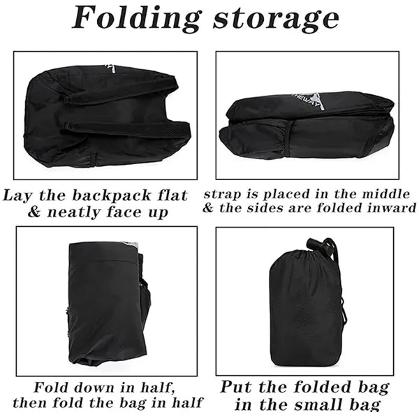 Lightweight Waterproof Foldable Hiking Daypack Backpack