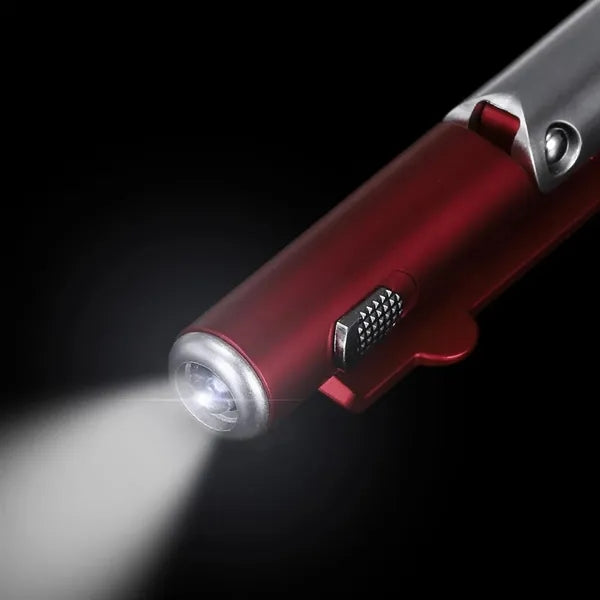 4-in-1 Stylus Ballpoint Pen with LED Light and Phone Stand