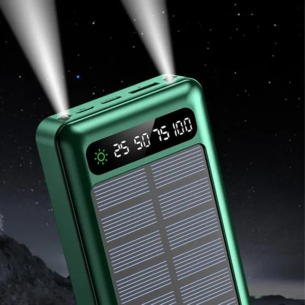 20,000mAh Solar Charging Power Bank with Built-in LED Light