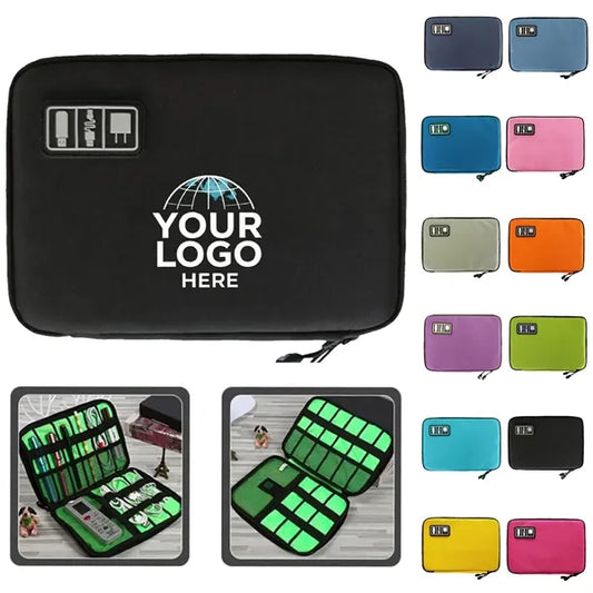 Travel Electronics Organizer Bag with Large Storage Capacity