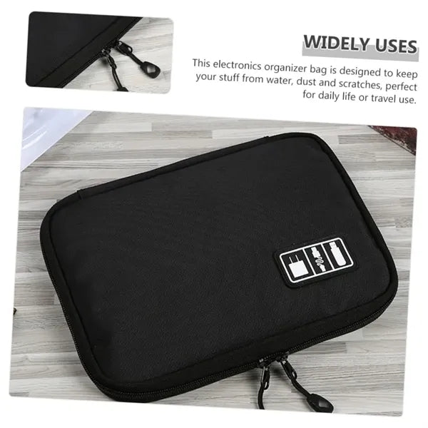 Travel Electronics Organizer Bag with Large Storage Capacity